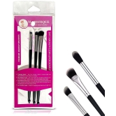 Majestique 3Pcs Eye Makeup Brush Set, Contour Shading, Eyeshadow Filler, Large Brush & Smudge Brush