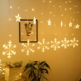 Snowflake LED Curtain Lights