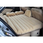 Inflatable Car Bed Mattress with Two Air Pillows, Car Air Pump and Repair Kit Car Back Seat Inflatable Air Mattress Soft Sleeping Pad Bed