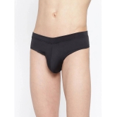 La Intimo Black Polyester Mens Briefs ( Pack of 1 ) - None