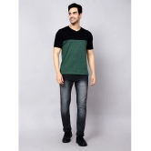 Diaz - Olive Green Cotton Blend Regular Fit Mens T-Shirt ( Pack of 1 ) - None