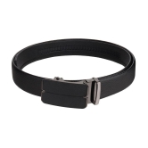 Zacharias - Black Leather Men's Casual Belt ( Pack of 1 ) - None