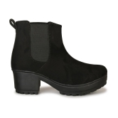 Saheb - Black Womens Ankle Length Boots - None