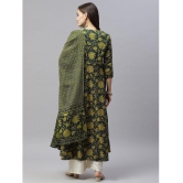 miravan - Green Cotton Women's Anarkali Kurti ( Pack of 1 ) - None