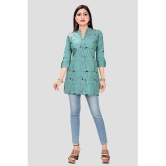 Meher Impex - Green Rayon Womens Straight Kurti ( Pack of 1 ) - None