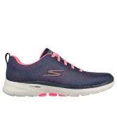 Skechers Navy Women Go Walk 6 - Adora Slip On Sneakers