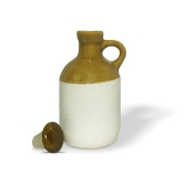 Ceramic Dining Desi Style Mustard Handmade Ceramic 500ml Oil Bottle