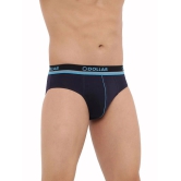 Pack of 3 Dollar Bigboss Assorted Solid Cotton Blend Men Brief - L