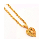 Jewar Mandi New Design Gold Plated Locket/Pendant with Link Chain Daily use for Men, Women & Girls, Boys - Golden