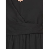 Shffl - Polyester Black Women's Fit And Flare Dress ( Pack of 1 ) - None