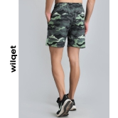 Mens Dryfit Camo Print Shorts-Airforce / XXL