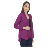 Affair Cotton Shrugs - Purple Single - XL