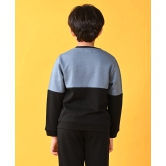 BLACK BLUE INTERLOCK BOYS SWEATSHIRT - BLACK-5-6 YEARS / 1N / BLACK