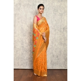 Yellow Silk Saree