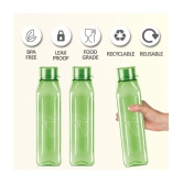 Milton Prime 1000 Pet Water Bottle, Set of 3, 1 Litre Each, Green - Green