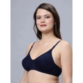 IN CARE LINGERIE Navy Blue Cotton Lightly Padded Womens Everyday Bra ( Pack of 1 ) - None