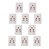 Anchor Penta 38320 6A Socket, White, Pack of 10