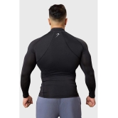 Fuaark Black Polyester Slim Fit Mens Compression T-Shirt ( Pack of 1 ) - None