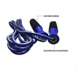 Foam handle Gym Fitness Skipping Rope with Ball Bearing - Blue