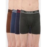 Dollar lehar Multicolor Combed Cotton Cotton Mens Trunks ( Pack of 4 ) - None