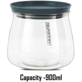 PearlPet - Grey Plastic Spice Container ( Set of 2 ) - 900 ml - Grey