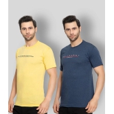 Zeffit - Cotton Blend Regular Fit Multicolor Mens Sports T-Shirt ( Pack of 2 ) - None