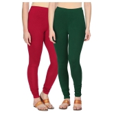 Alena Cotton Lycra Pack of 2 Leggings - L