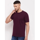 Lycos - Maroon Cotton Blend Regular Fit Mens T-Shirt ( Pack of 3 ) - None