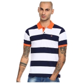 Ruggers Cotton Blue Stripers Polo T Shirt - None