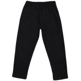 GIRLS TRACK PANT   SOLID BLACK - None