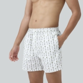 Remix Cotton Boxers Streetlight White S