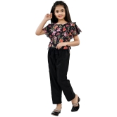 Arshia Fashions Multi Crepe Girls Top With Pants ( Pack of 1 ) - None