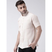 KLOSET By RIAG 100% Cotton Regular Fit Solids Half Sleeves Men's Casual Shirt - Beige ( Pack of 1 ) - None