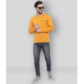 Glito - Yellow Cotton Regular Fit Mens T-Shirt ( Pack of 1 ) - None