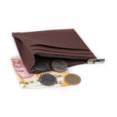 Tough Brown Pure Leather Card Holder Wallet - Brown