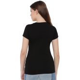 Dollar Missy Cotton Black T-Shirts - Single - None