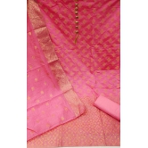 Unstitched Jacquard Salwar Suit Material Printed