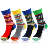 Men Designer Bold socks - Pack of 4