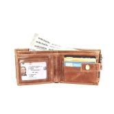 Vital King Men Trendy, Travel Tan Genuine Leather Wallet  (11 Card Slots)