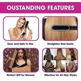 5-Temperature Hair Straightener Comb Brush for Men, Women & Girls (Multi-Color)