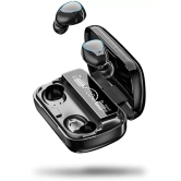 VERONIC M10 POWER Bluetooth True Wireless (TWS) In Ear 30 Hours Playback Fast charging IPX4(Splash & Sweat Proof) Black