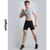 Mens Swimwear Shorts-Black / S