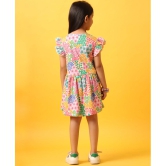 FLOWERS PRINT FRILL DRESS-PINK-10-12 YEARS / 1N / PINK