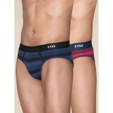 XYXX - Multicolor Cotton Mens Briefs ( Pack of 2 ) - None