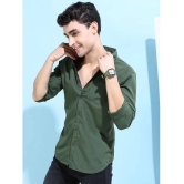 Ketch Polyester Slim Fit Solids Full Sleeves Mens Casual Shirt - Green ( Pack of 1 ) - None