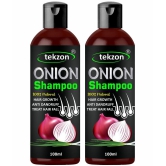 TEKZON Onion Hair Fall Shampoo for Hair Growth & Hair Fall Control Shampoo 100 mL Pack of 2