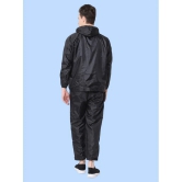 PPTHEFASHIONHUB Black Polyester Mens Raincoat ( Pack of 1 ) - S