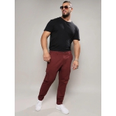 Maroon Cargo Trousers Maroon 42