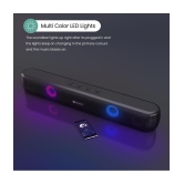 Portronics Decibel 21:10W Wireless Soundbar With LED Light ,Black (POR 1405)