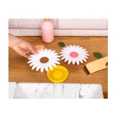 HINGOL Flower Shape Soap Holder Dish for Home, Kitchen set of 2